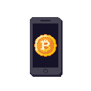 crypto tax icon on a mobile phone